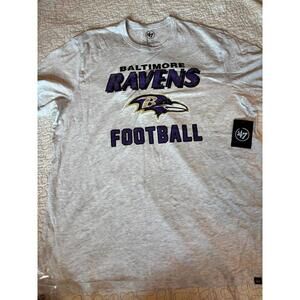 47 Brand Baltimore Ravens Football T-Shirt Size XXL #761